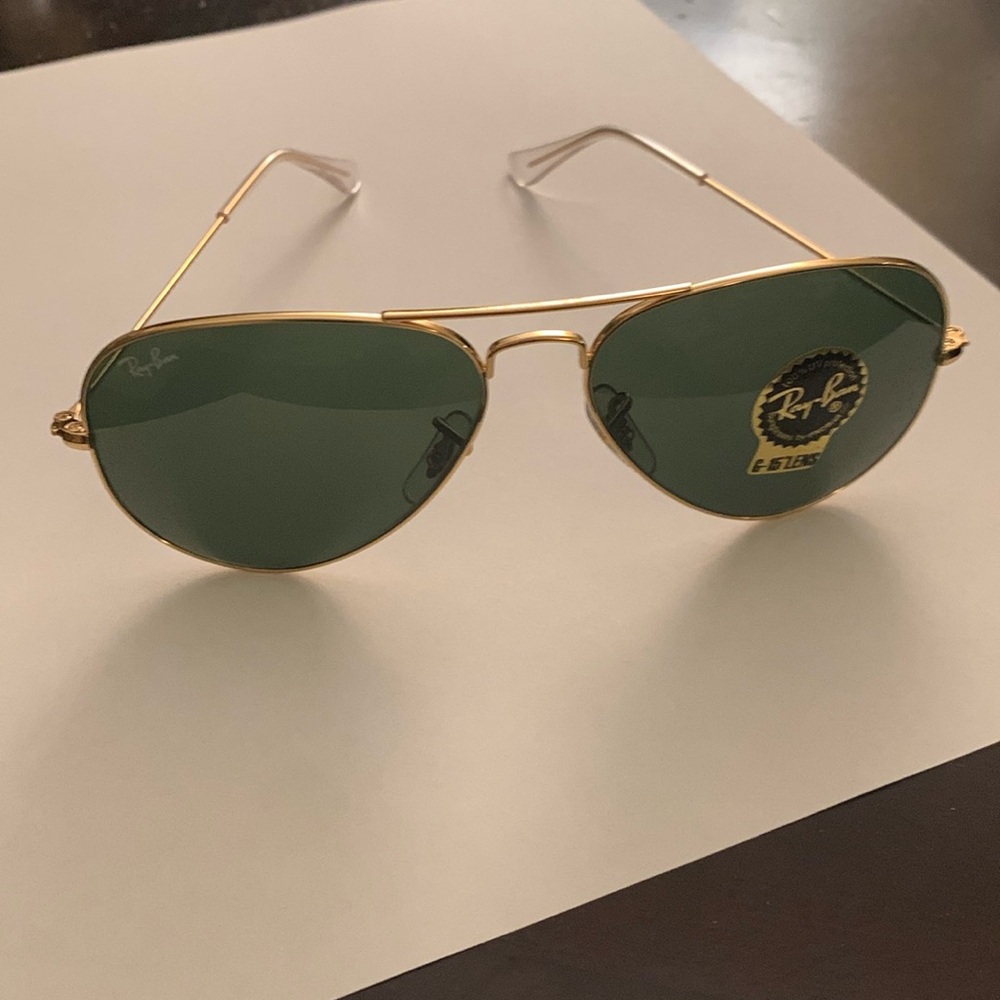 New Gold Frame Ray Ban RB3025 Aviator Classic